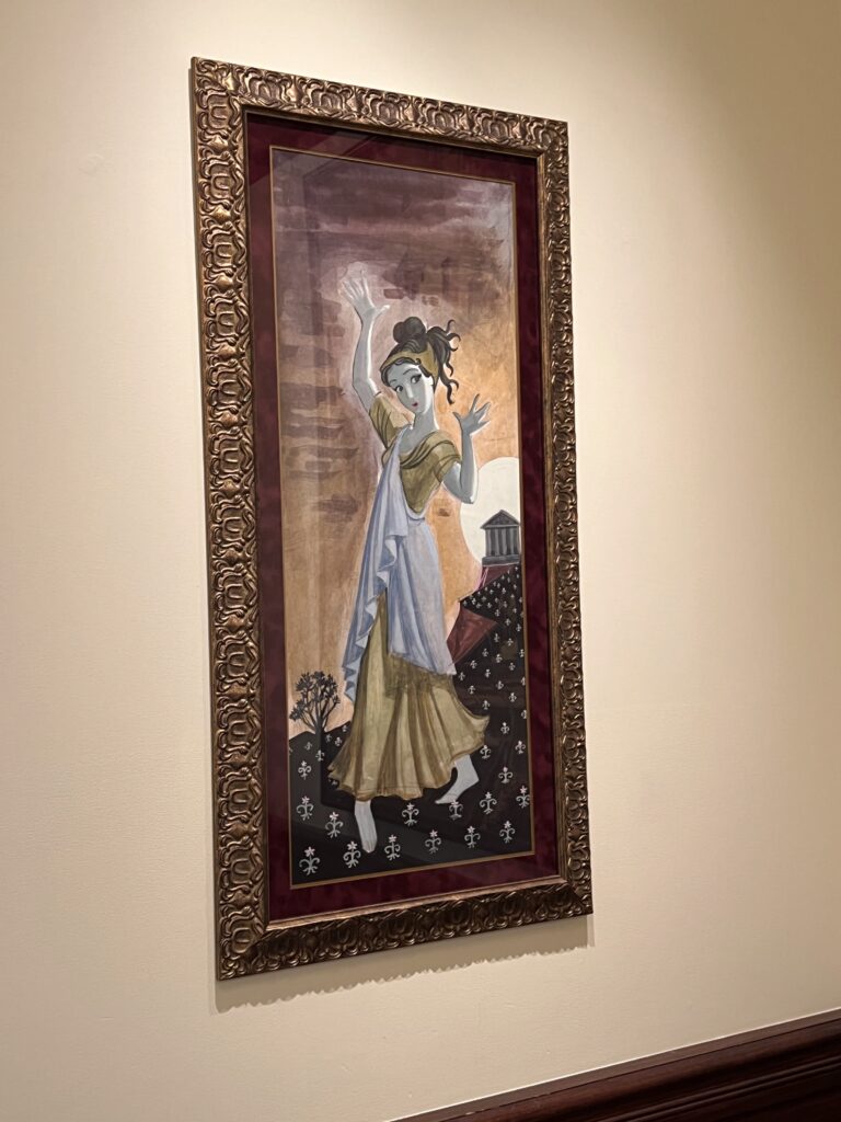 Haunted Mansion art in Club 33