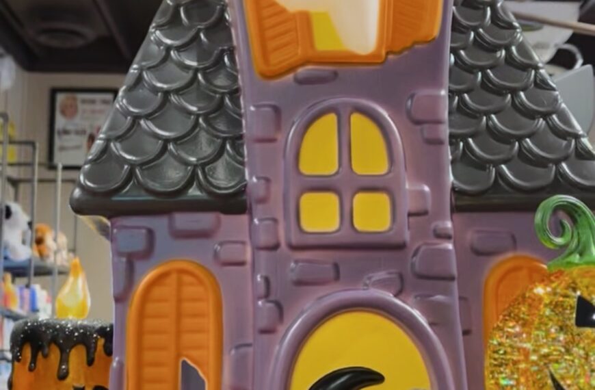 Code Orange Blow Mold Haunted Mansion