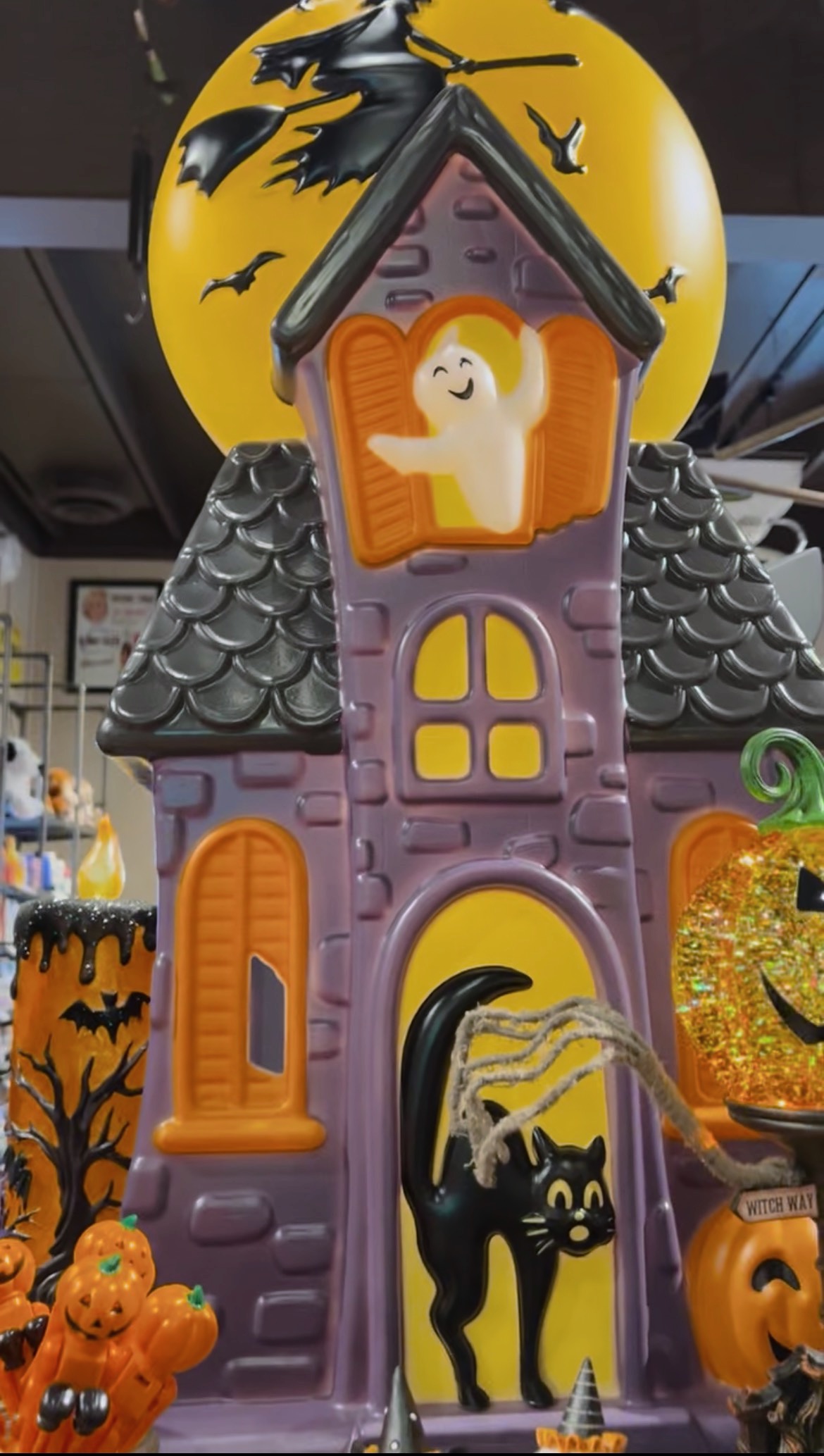 Code Orange Blow Mold Haunted Mansion